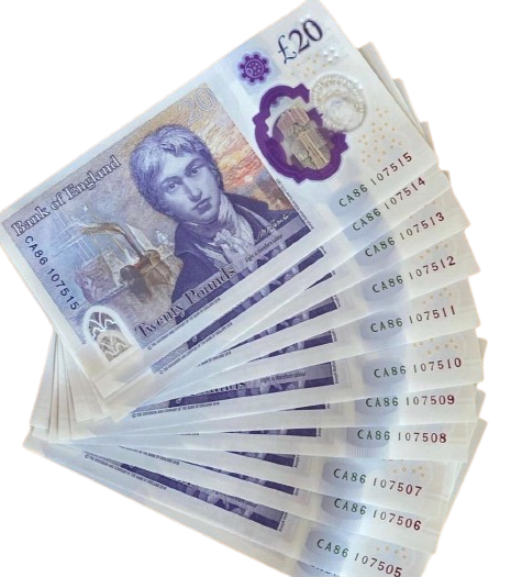 Buy Fake 20 Pounds Bills