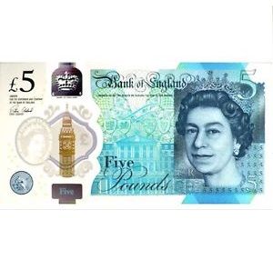 Buy Fake 5 Pounds Bills